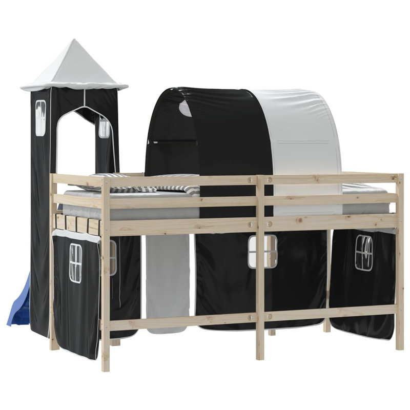 Adlington Underbed Storage Drawers, Black/White