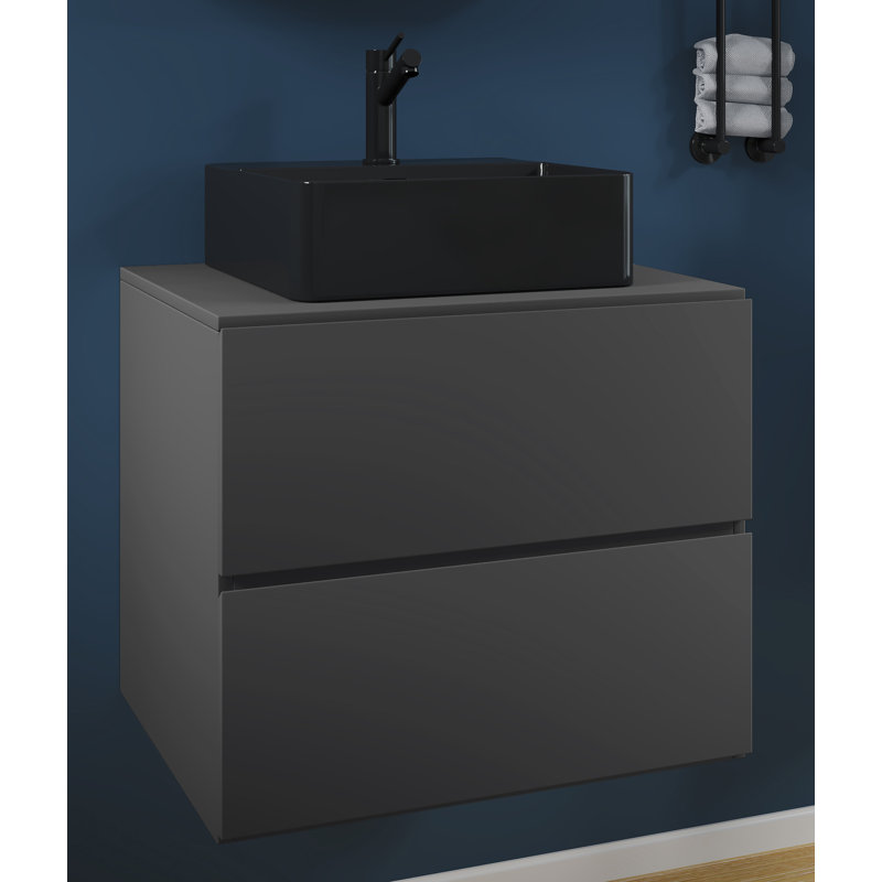 Amileigh Bathroom Furniture Suite, Black
