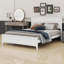 Structure de lit plateforme simple en bois avec lattes stables, aucun sommier requis-760574015