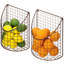 Paniers de rangement muraux en métal (ensemble de 2)-626361462