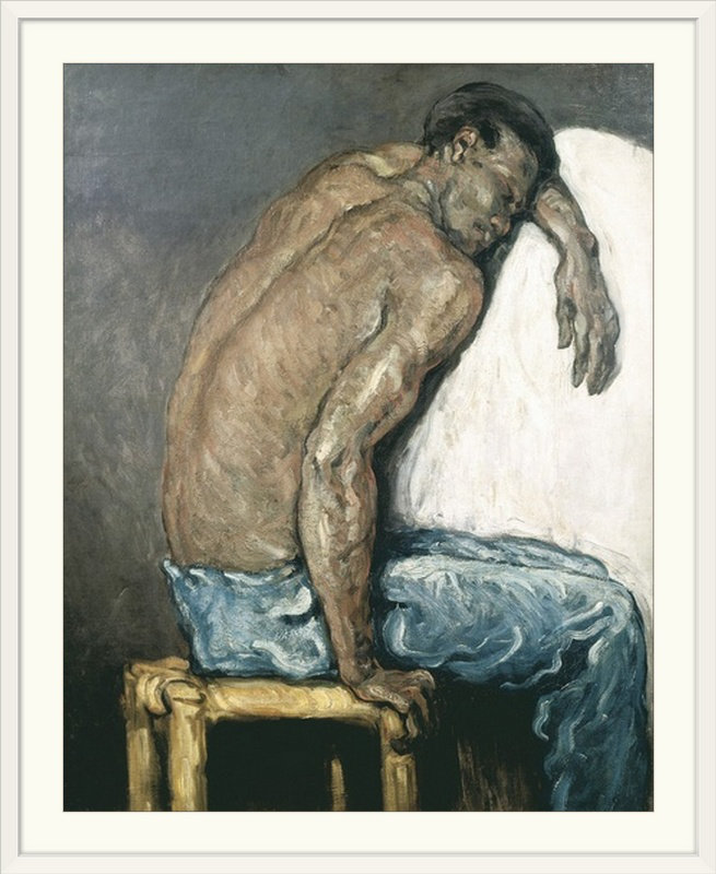 « the black scorpion » par l’impression de peintures Paul Cezanne, Cadre blanc, H 28 po x l 24 po x P 1 po
