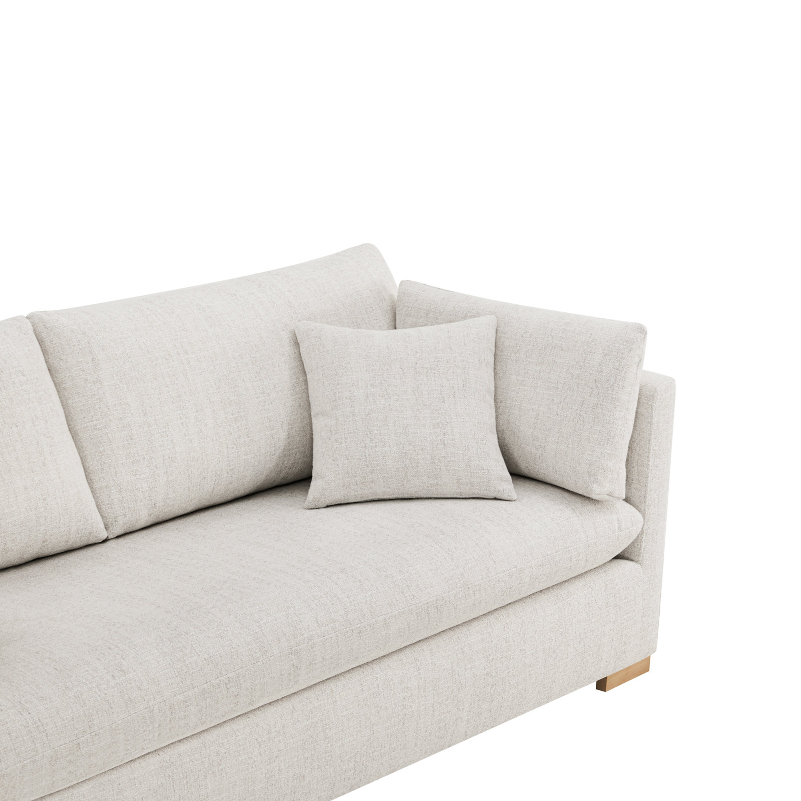 Upholstered Sofa, Nathan Wheat