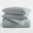 Waffle Textured 3-PC Comforter Set All Season Down-Alternative Ultra Soft Bedding-1862644901-1862644897