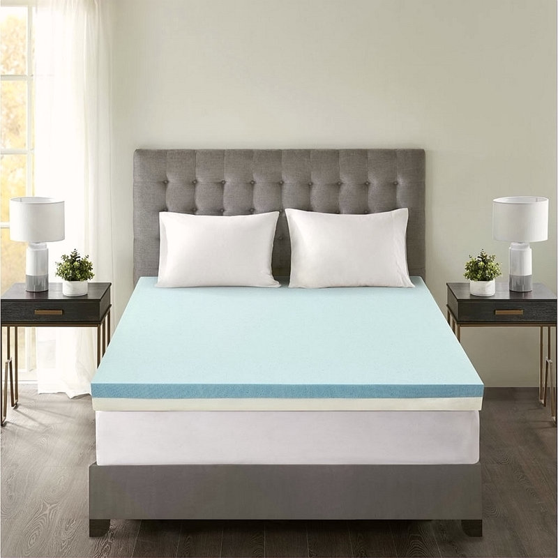 Memory Foam Mattress Topper, Twin, 2.1"
