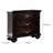 Traditional Style Beautiful Nightstand, Dark Walnut