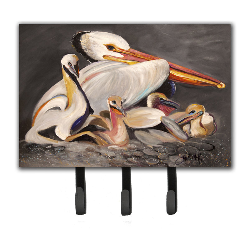 Porte-laisse pelicans et crochet à clé