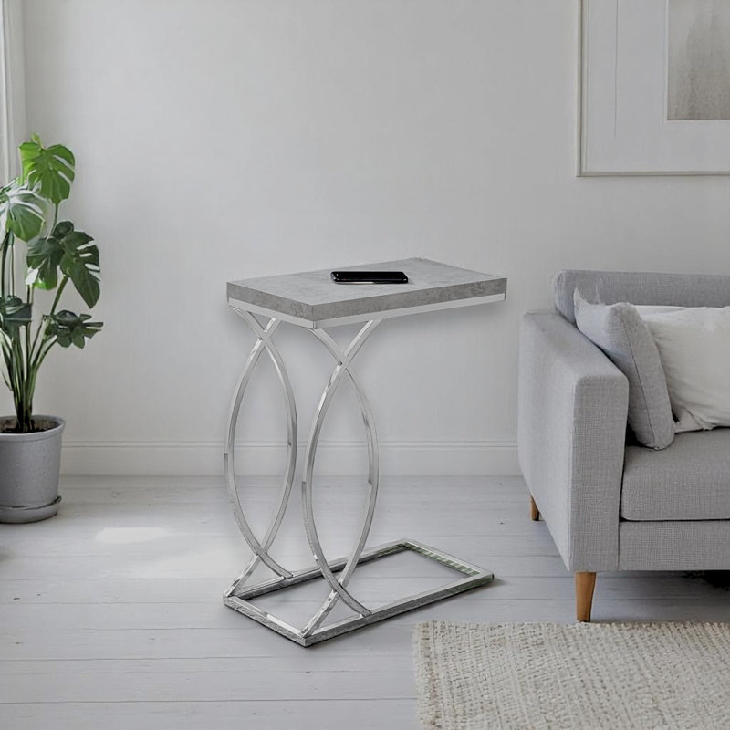 Reika en forme de C - métal chromé