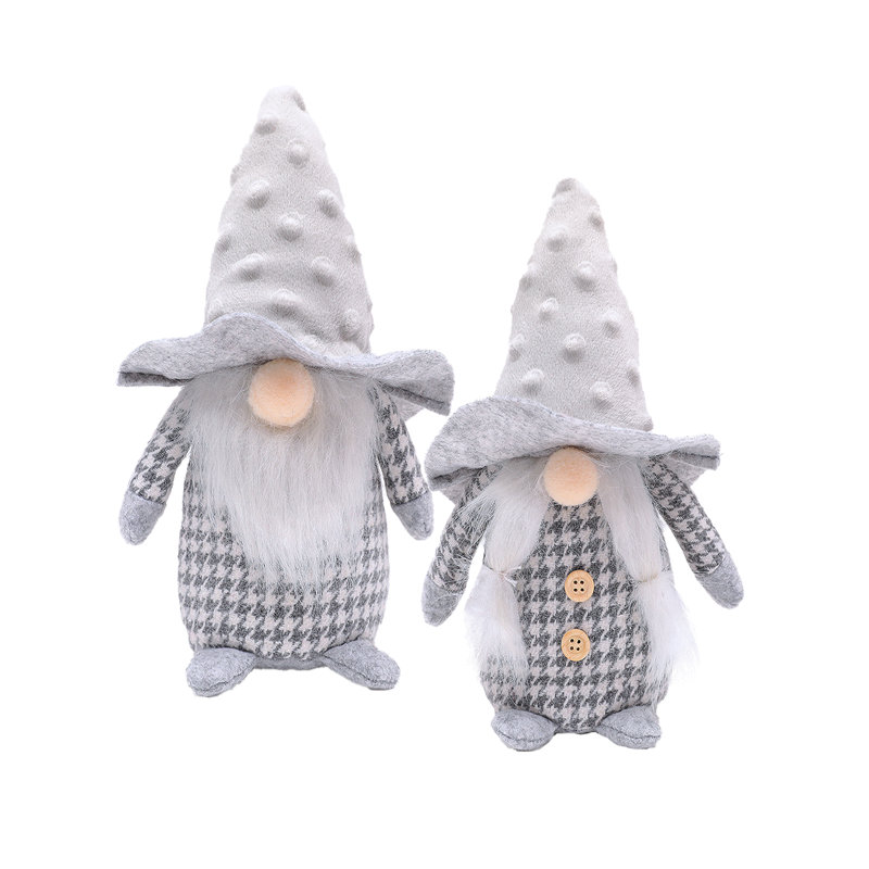 Ensemble de 2 décorations de Noël, H 7 po x l 3,25 po x P 2 po