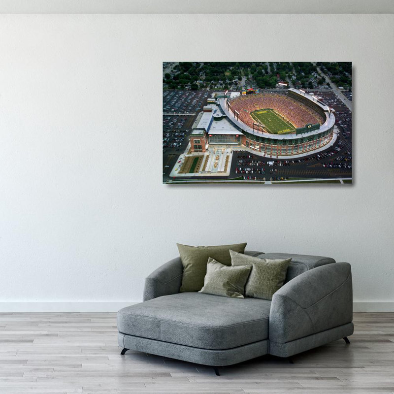 Lambeau Field, 26" H x 40" W