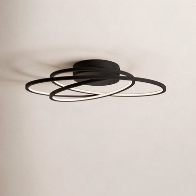 Ayers Single Light Metal LED Flush Mount