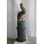 Fontaine en forme de pélican en bronze monté sur un arbre Nifao Collection 33 po x 23 po x H 73 po