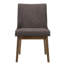 Fauteuil rembourré brun Desdemona