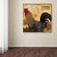'Rooster' Graphic Art Print on Wrapped Canvas-22073145