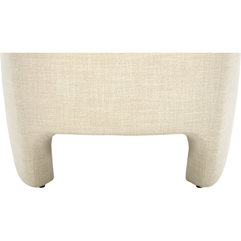 Armchair, Beige Linen