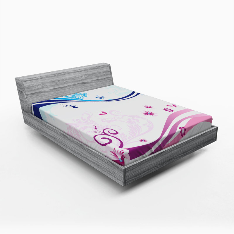Drap-housse en fleur ivy tourbillons, Drap-housse grand