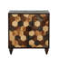 Buffet Modern Farmhouse avec portes géométriques en nid d'abeille-131578531
