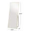 Cosmoliving By Cosmopolitan Modern Metal Floor Mirror-70305482