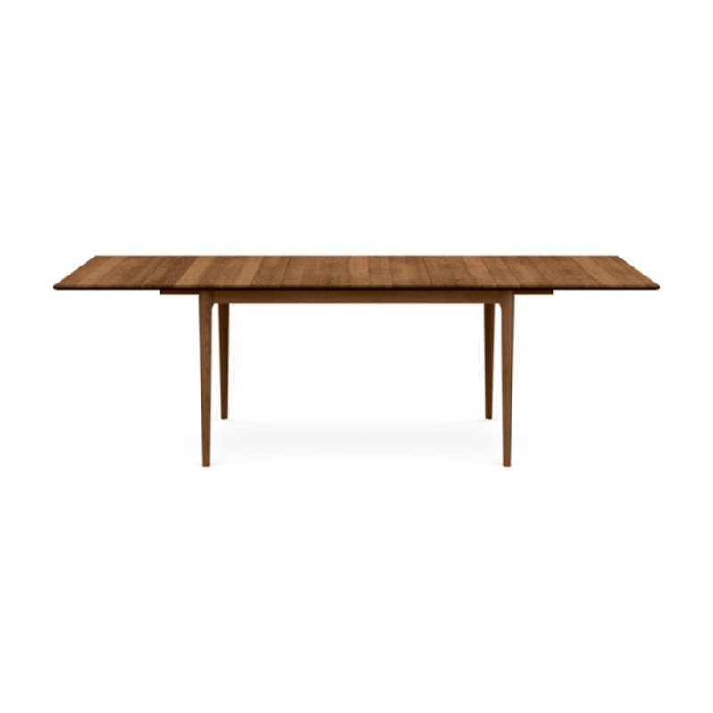 Sarah Four Leg Extension Table, Saddle Cherry, 42" W x 96" L