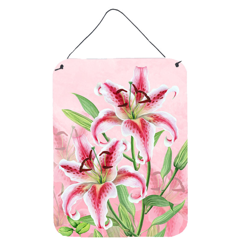 Traditional Plants & Flowers Wall Decor on Metal