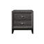Ensemble de chambre à coucher avec plateforme en bois nickel 5 et 1 Rodelfo-910021926