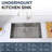 36"L × 19"W Workstation Undermount Stainless Steel Kitchen Sink with Accessories-122286237