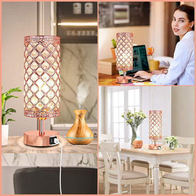 Gelena Metal USB Table Lamp