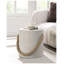 Table d'appoint en béton gris moderne Modern