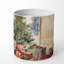 Bougie de Noël parfumée avec support en céramique