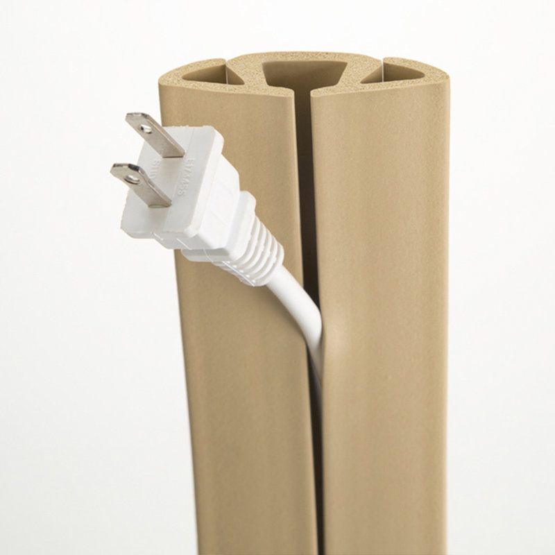 UT Wire Cable Cover, 5-feet, Beige