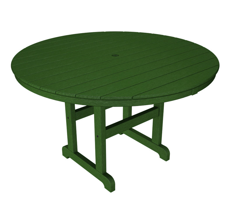 Table de salle à manger POLYWOOD, Blanc, 36 po