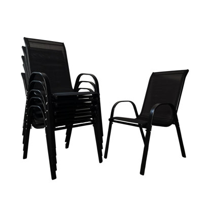 Sybastian Stacking Patio Dining Armchair