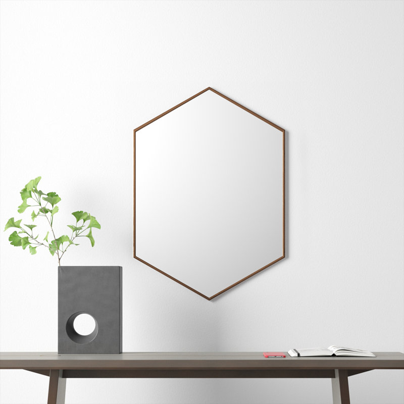 Breckler Metal Mirror, 31" x 22", Bronze