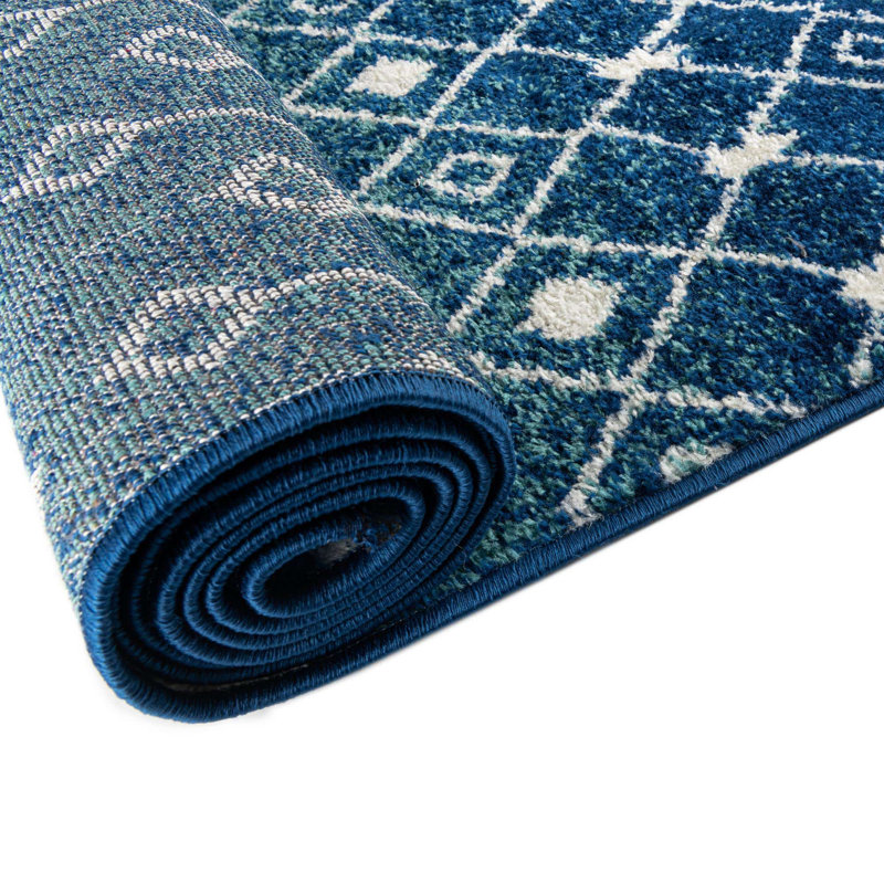 Somerville Geometric Indoor Rug, Round 5'3"