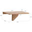 Winding 60cm Rectangular Bar Top Riser-88802751