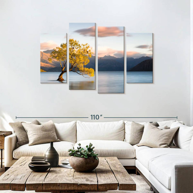 Paysage du lac Alvord Wanaka, H 48 po x l 75 po
