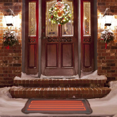Tapis chauffants chauffants pour la neige, 3 pièces, pour l'extérieur