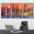 Abstract Forest " Colorful Autumn Trees. Semi Abstract Image Of Forest, Aspen Trees With Yellow " 3 - Pieces-95099269-56497733