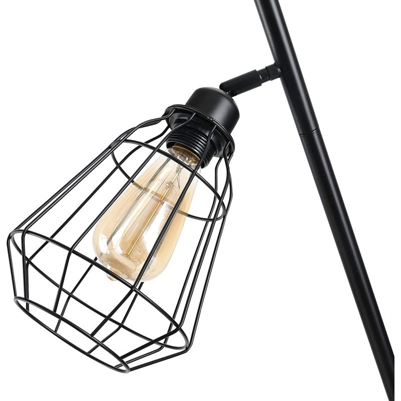 Grisham 165cm Traditional Floor Lamp, Black