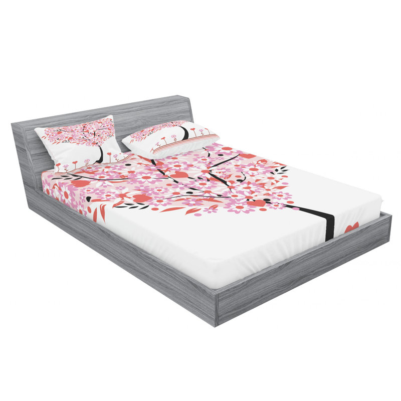 Microfiber Sheet Set, Queen Sheet Set with Fitted Sheet