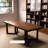 Tan Rectangular Solid Wood Butterfly Leaf  Dining Table-107659921