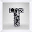Disco Letter T Print by Mat Sanders