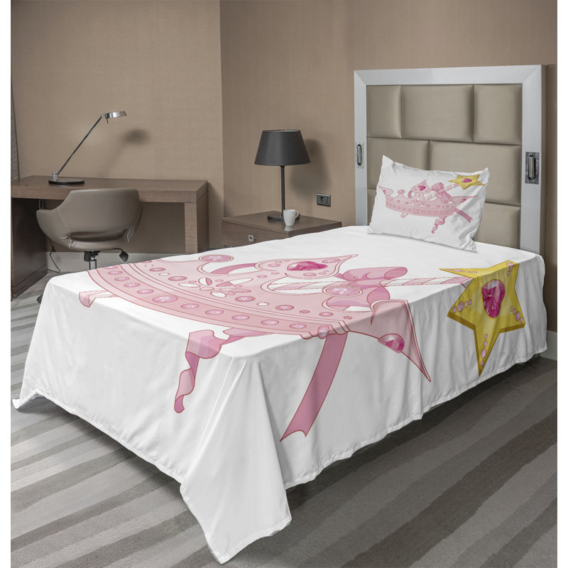 Microfiber Sheet Set, Twin Sheet Set with Fitted Sheet and 1 Pillowcase