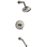 Stillness Rite-Temp Pressure-Balancing Bath and Shower Faucet Trim with Lever Handle, Valve Not Included