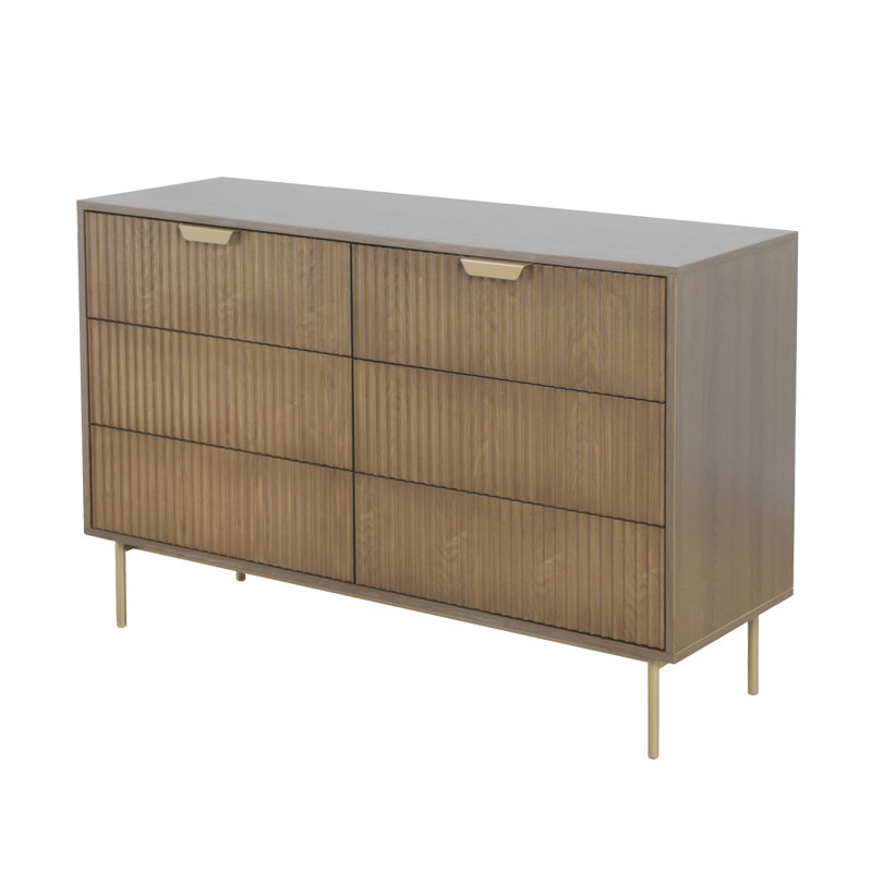 Devon 120 cm W Chest of 6 Drawers
