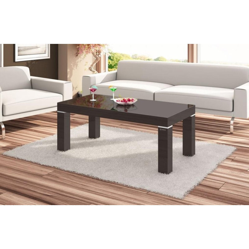 Ranyia Four Leg Coffee Table, Brown