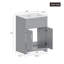 Meuble-lavabo simple 24 po avec plateau en céramique Mychele
