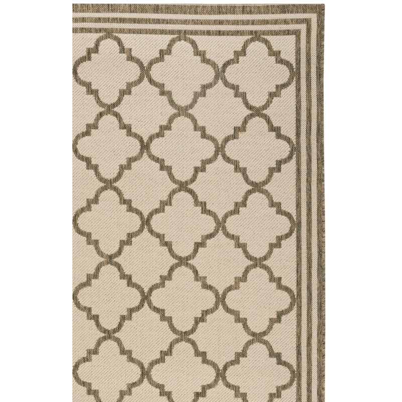 Ferrill Linden 100 Performance Geometric Indoor/Outdoor Area Rug, Rectangle 5'3" x 7'6"