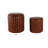 Conover Ottomans Pu And Pine Wood Modern Storage For Living Room Bedroom Office Set Of 2 - 18", 14" Brown