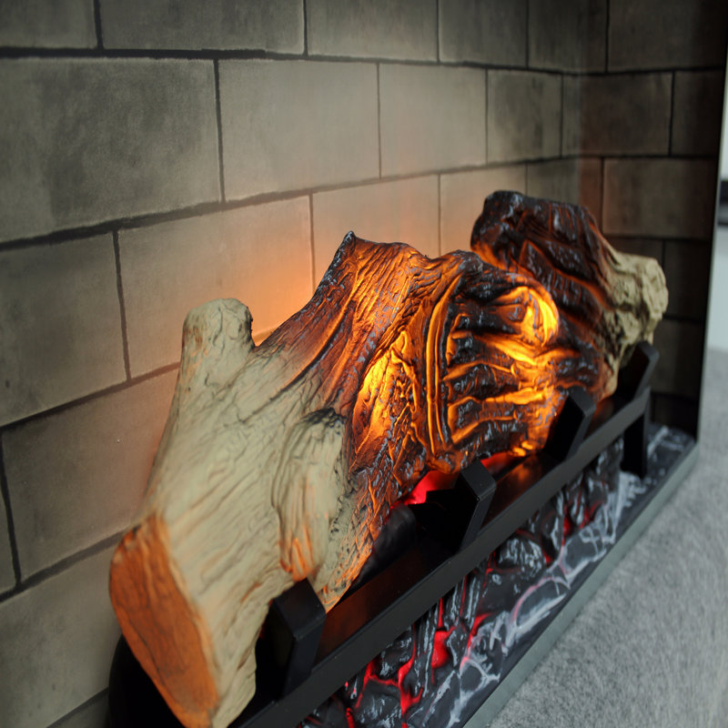 28 Inch  Electric Fireplace Insert, Multicolored Flames
