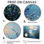 Gerace Dreamscape Wildflowers Sunrise Field - Fleurs murales, art mural-392867337-392867342-392867339